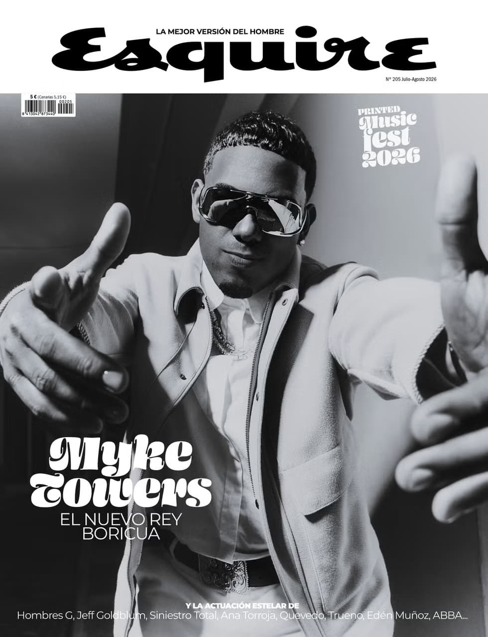 Myke Towers — Esquire España — Cover, styled by Ailin Tropea