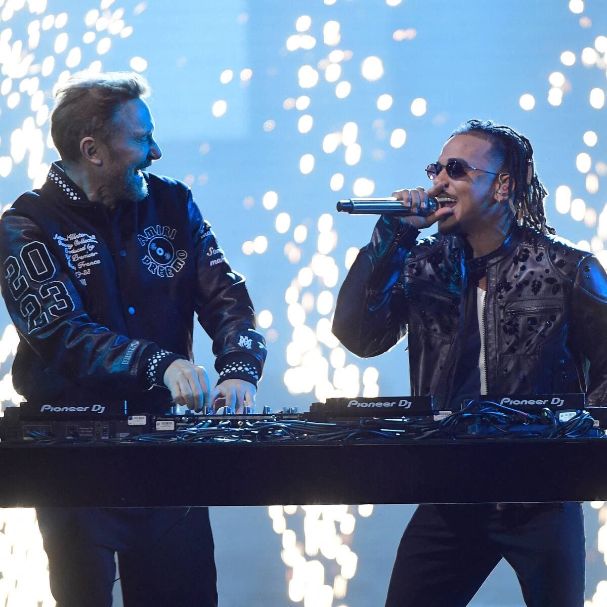 Ozuna × David Guetta — Latin Grammys — Live Performance, styled by Ailin Tropea
